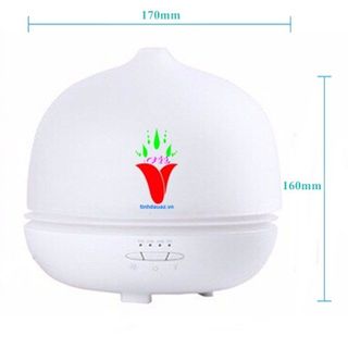 máy khuếch tán tinh dầu siêu âm AZ118 500ML thủy tinh chịu lực