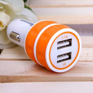 Cốc sạc đôi USB đa năng dùng cho xe hơi TMDC-02
