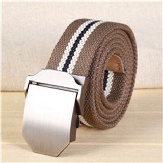 Thắt lưng vải dù mặt Khóa Kẹp Hợp Kim - Mặt Khoá Trơn