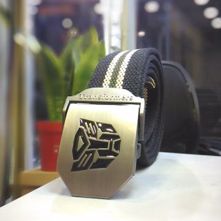 Thắt lưng vải dù mặt Khóa Kẹp Hợp Kim - Mặt Transformer