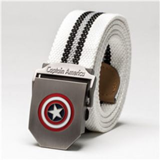 Thắt lưng vải dù mặt Khóa Kẹp Hợp Kim - Mặt Captain America