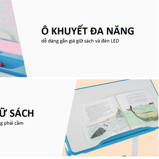 Bộ bàn học thông minh chống cận chống gù
