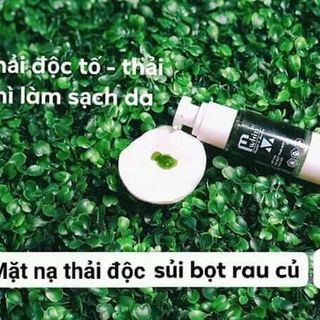 mặt nạ sủi bọt rau củ