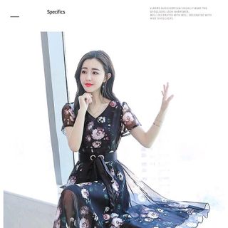 ĐẦM MULET HOA KÈM NỊT