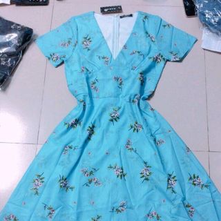 ĐẦM IN 3D size lớn cho quý bà