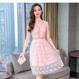 ĐẦM REN THÊU NỔI