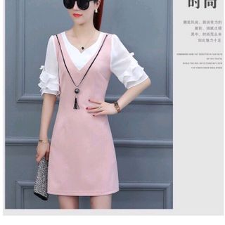 ĐẦM SUÔNG TAY XẾP TẦNG