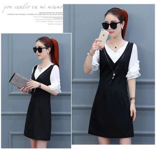 ĐẦM SUÔNG TAY XẾP TẦNG