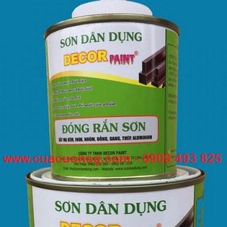 Sơn inox Decorpaint màu xanh lá đậm DCP - 012 bán giá sỉ giá bán buôn giá sỉ