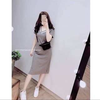 Đầm body cổ tim