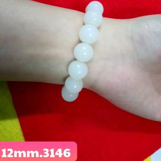 chuỗi đeo tay đá trắnggiá sỉ 14k 1 chuỗi z a l o 0 9 87217952kích thước mỗi hạt 12mm