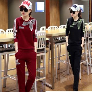 Chương Trình Sale Đồng Gía 89k Set Bộ Thể Thao In Lá Phối Sọc M