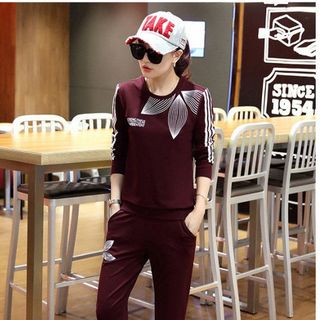 Chương Trình Sale Đồng Gía 89k Set Bộ Thể Thao In Lá Phối Sọc M