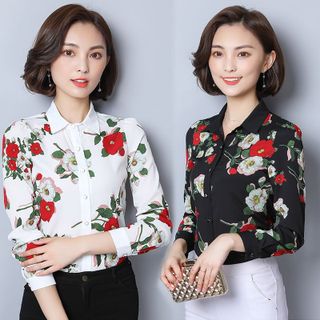 CTKM sale DG 89k - Áo Sơ Mi Hàn Quốc Hoa Rosa
