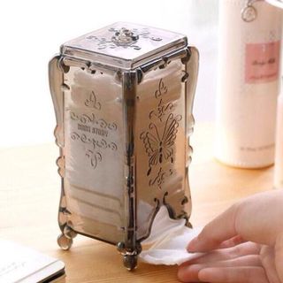 Hộp đựng bông tẩy trang - đồ trang điểm Vintage