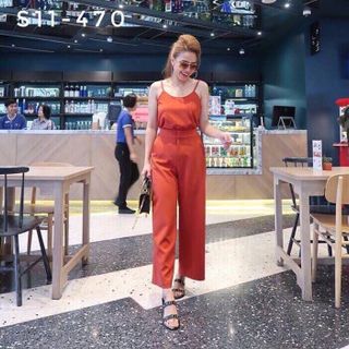 Set áo 2 dây quần ống suông siêu sang