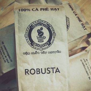CÀ PHÊ HẠT NGUYÊN CHẤT 100 ROBUSTA
