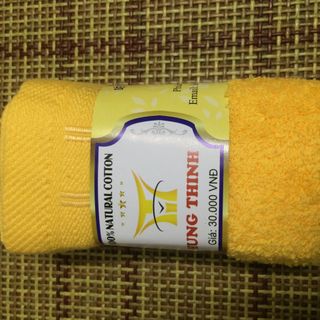 10 khăn mặt 100 cotton - Hưng Thịnh 1 lốc - 10c