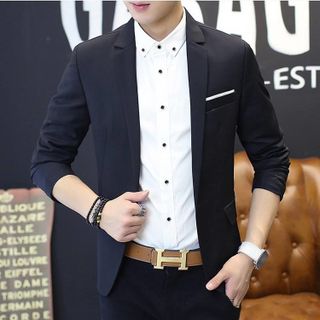 Áo vest viền túi trắng