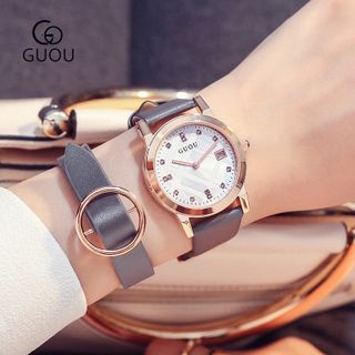ĐỒNG HỒ NỮ DÂY DA GUOU 8086