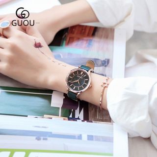 ĐỒNG HỒ NỮ DÂY DA GUOU 8195