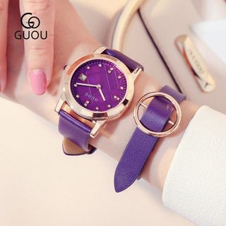 ĐỒNG HỒ NỮ DÂY DA GUOU 8086