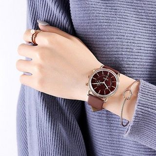 ĐỒNG HỒ NỮ DÂY DA GUOU 8198