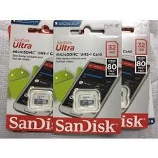 Thẻ nhớ 32g sandisk class 10 80mb full box giá sỉ