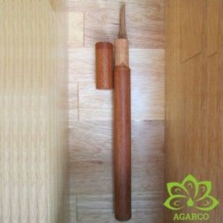 NHANG TRẦM KHÔNG TĂM ỐNG GỖ TRƠN
