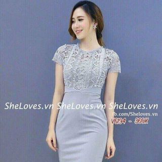 ĐẦM BODY PHỐI REN giá sỉ