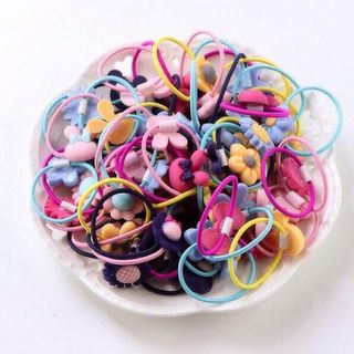 Hộp 40 Dây Cột Tóc Cho Bé CÓ MẪU KITTY