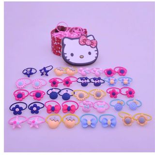 Hộp 40 Dây Cột Tóc Cho Bé CÓ MẪU KITTY