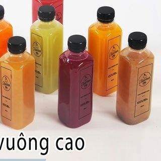 Chai nhựa vuông 330ml đựng Trà Thái Trà Sữa các loại