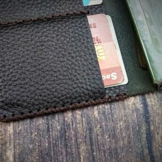 ☆ VÍ PASSPORT HANDMADE DA BÒ 100
