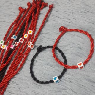 vòng tay may mắn mix tim gía 1vong