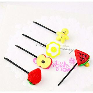 Kẹp tóc hoa quả độc đáo