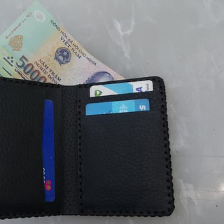 VÍ ĐỨNG HANDMADE DA BÒ 100 SGD 12