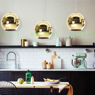 Đèn thả trang trí cầu vàng Gold phi 25cm