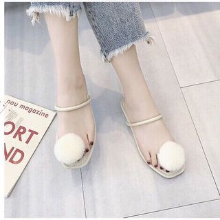 dép kẹp bông cute