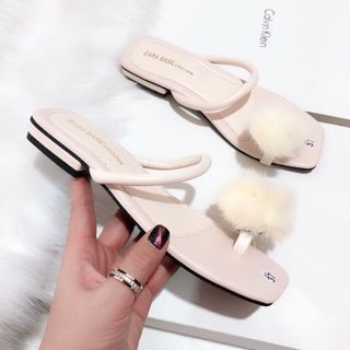 dép kẹp bông cute