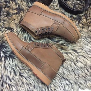 Giày boot cheseal cao cổ da bò MS102