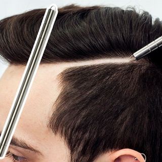 Bút cạo tóc và lông mày bút tatoo hợp kim không gỉ tặng kèm 10 lưỡi dao nhíp