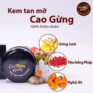 Cao Gừng Tan Mỡ