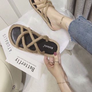 dép quai cói siêu chất
