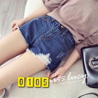 Quần Short Jeans tua lai cào rách thời trang giá sỉ