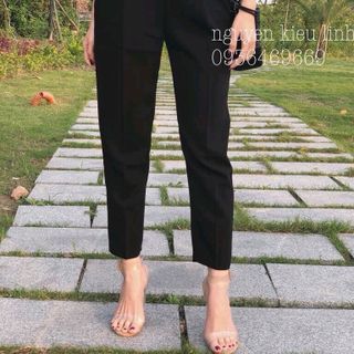 Quần Baggy công sở cạp chun sau