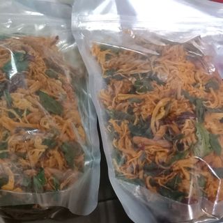 khô gà bơ tỏi / lá chanh