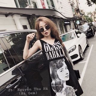 Đầm thun cô gái Quảng Châu