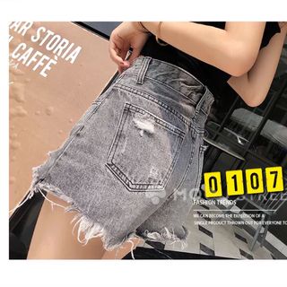 Quần Short Jeans màu lông chuột