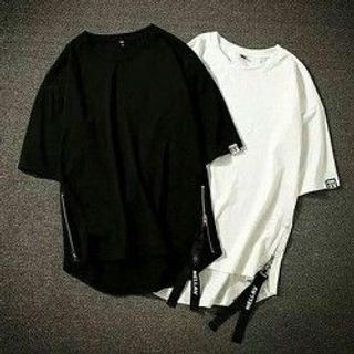 Áo thun zip eo lai bầu